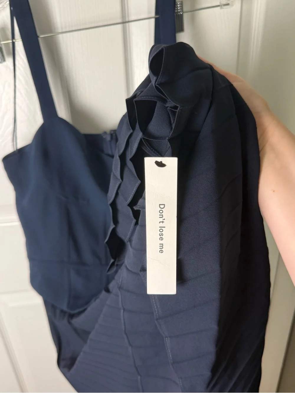 Reformation Marja Dress in Navy 12 - Picture 8 of 8